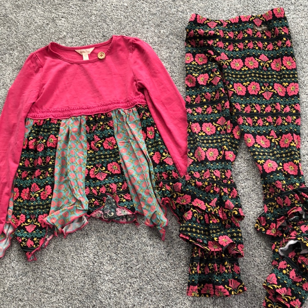 Size 8 Matilda Jane shirt and Benny pants